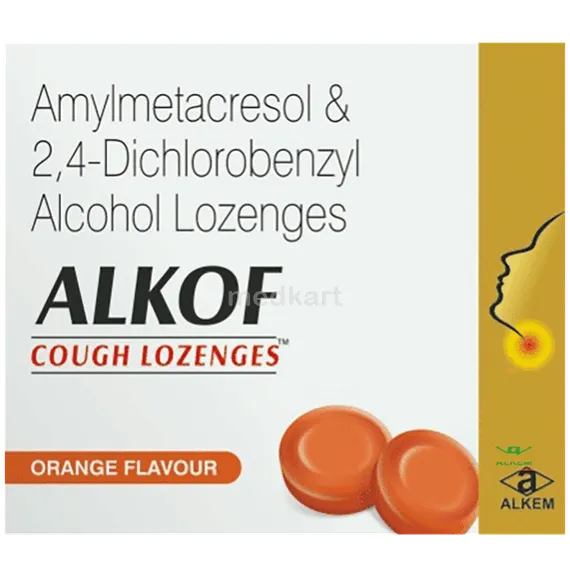 alkof cough loz (orange) 10's